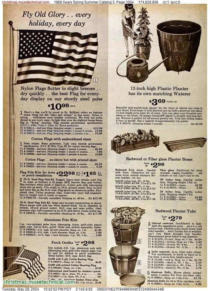 1968 Sears Spring Summer Catalog 2, Page 1054