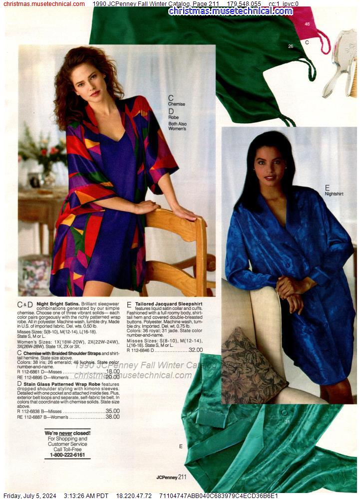 1990 JCPenney Fall Winter Catalog, Page 211