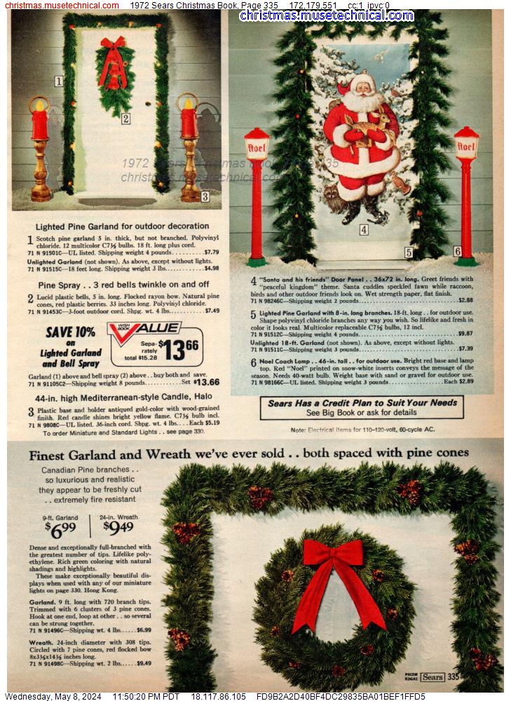 1972 Sears Christmas Book, Page 335