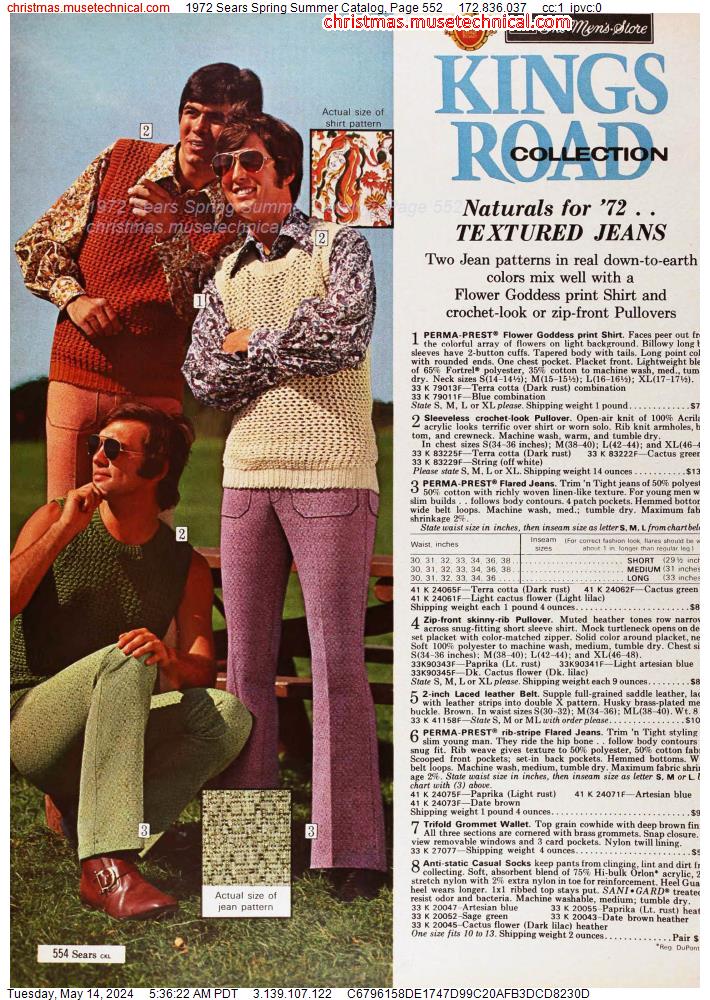 1972 Sears Spring Summer Catalog, Page 552