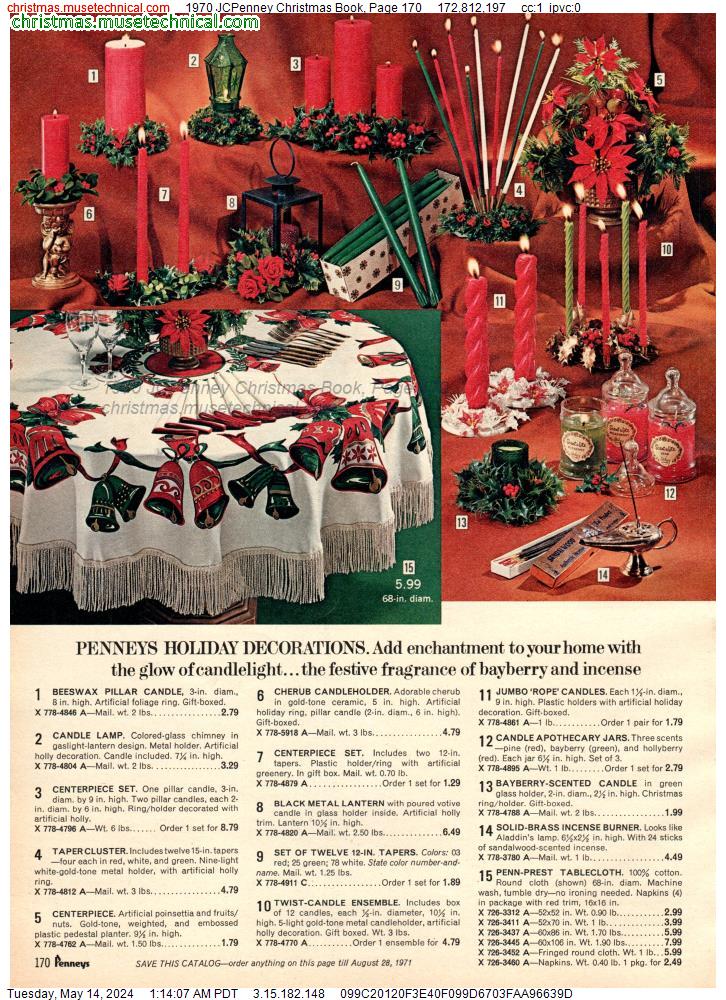 1970 JCPenney Christmas Book, Page 170
