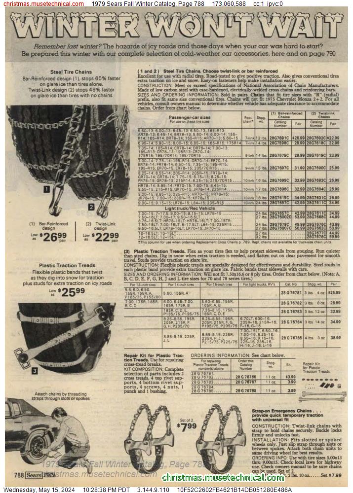 1979 Sears Fall Winter Catalog, Page 788