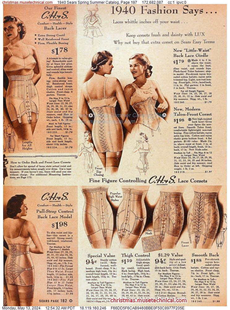 1940 Sears Spring Summer Catalog, Page 197