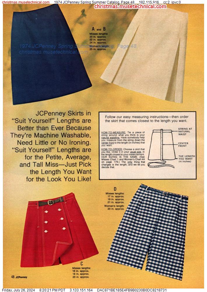 1974 JCPenney Spring Summer Catalog, Page 48