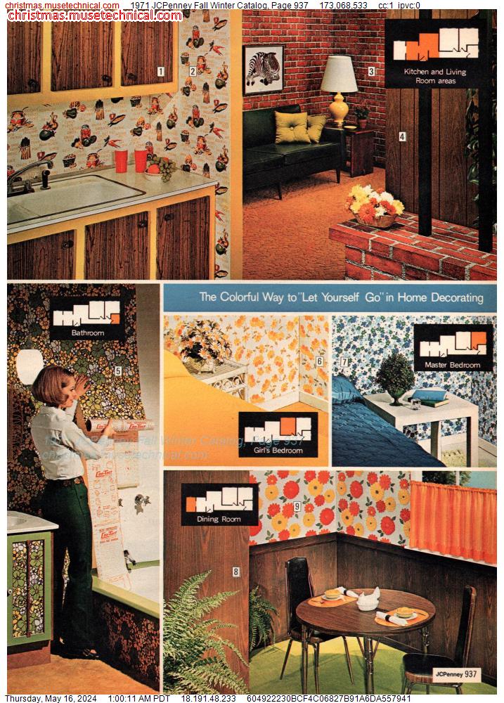 1971 JCPenney Fall Winter Catalog, Page 937