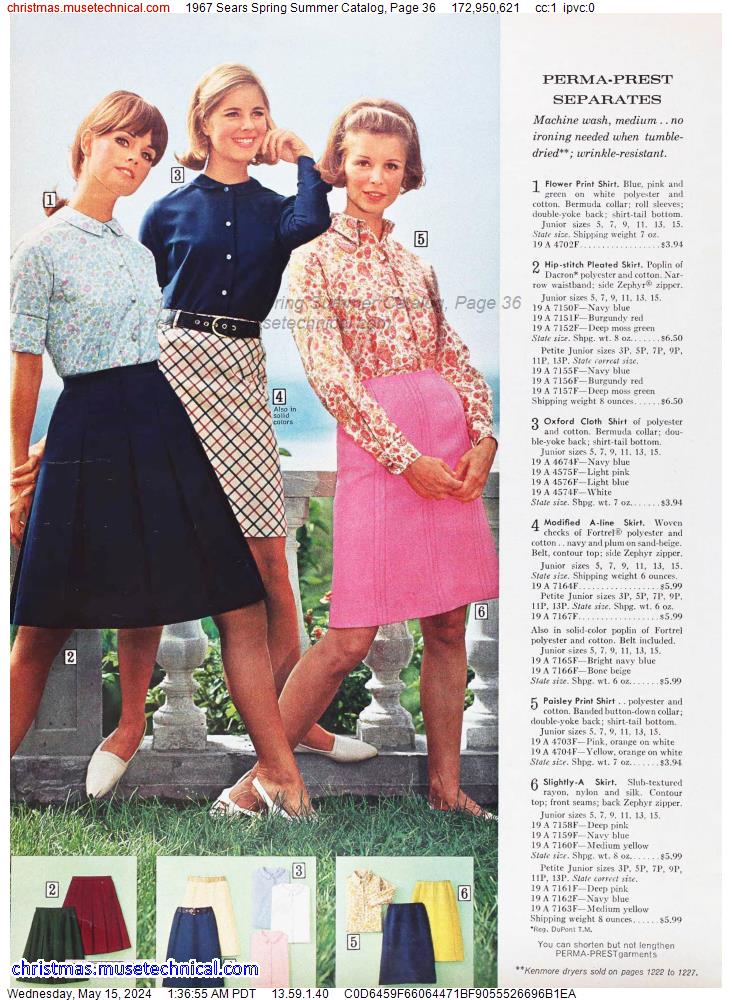 1967 Sears Spring Summer Catalog, Page 36