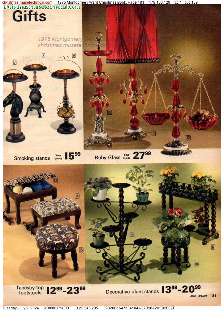 1975 Montgomery Ward Christmas Book, Page 181
