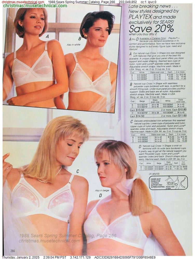 1988 Sears Spring Summer Catalog, Page 266