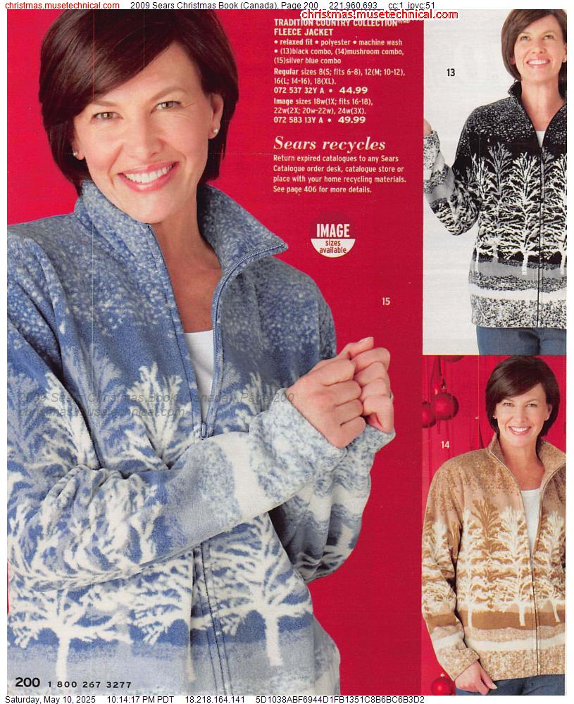 2009 Sears Christmas Book (Canada), Page 200