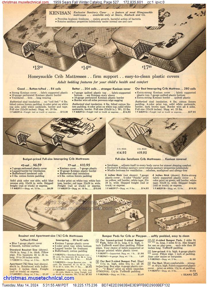 1959 Sears Fall Winter Catalog, Page 527