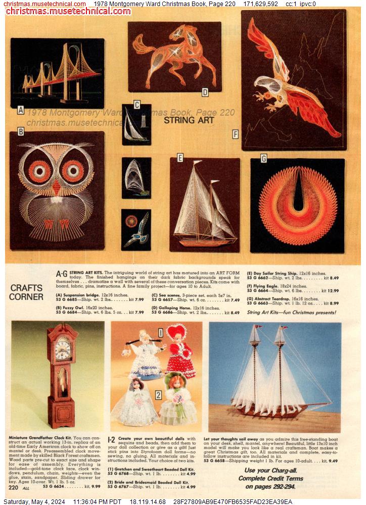 1978 Montgomery Ward Christmas Book, Page 220
