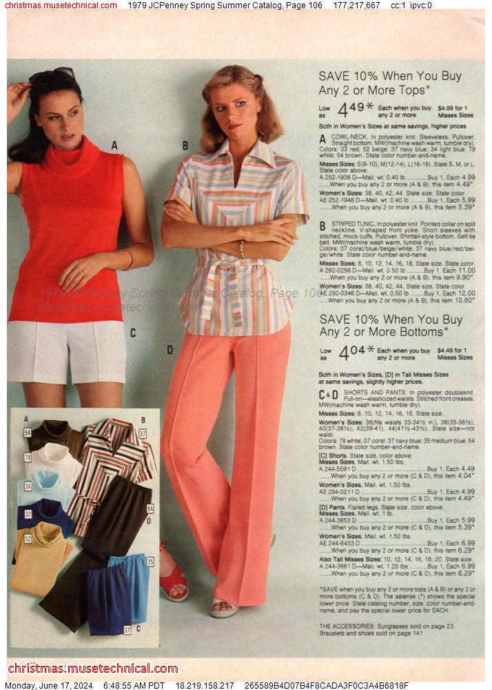 1979 JCPenney Spring Summer Catalog, Page 106