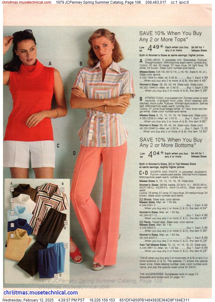 1979 JCPenney Spring Summer Catalog, Page 106