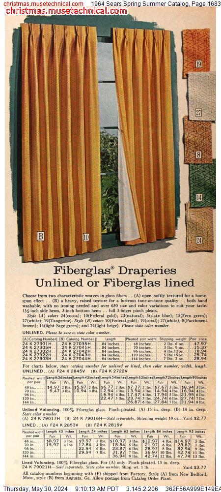 1964 Sears Spring Summer Catalog, Page 1683