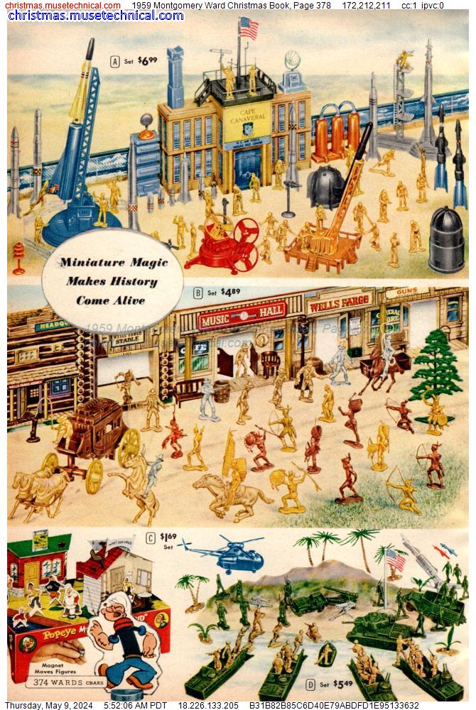 1959 Montgomery Ward Christmas Book, Page 378