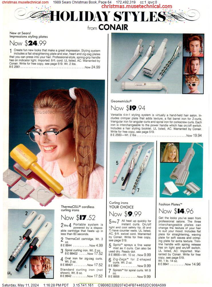 1989 Sears Christmas Book, Page 64