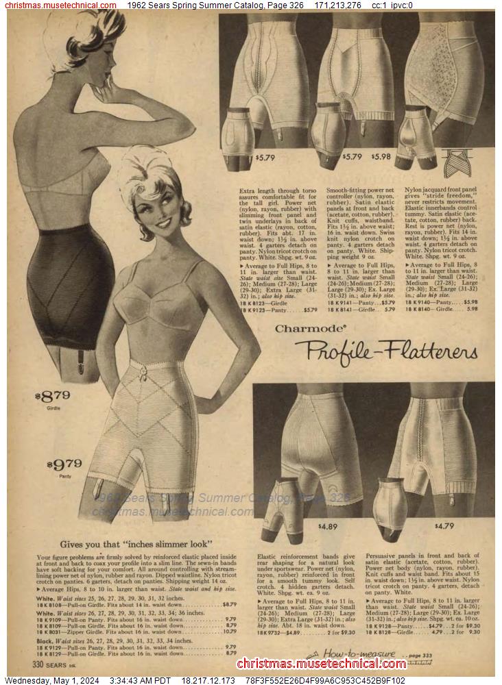 1962 Sears Spring Summer Catalog, Page 326