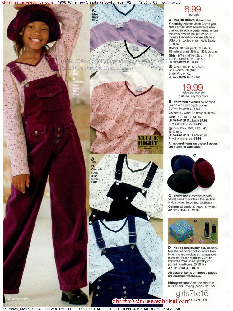 1998 JCPenney Christmas Book, Page 162
