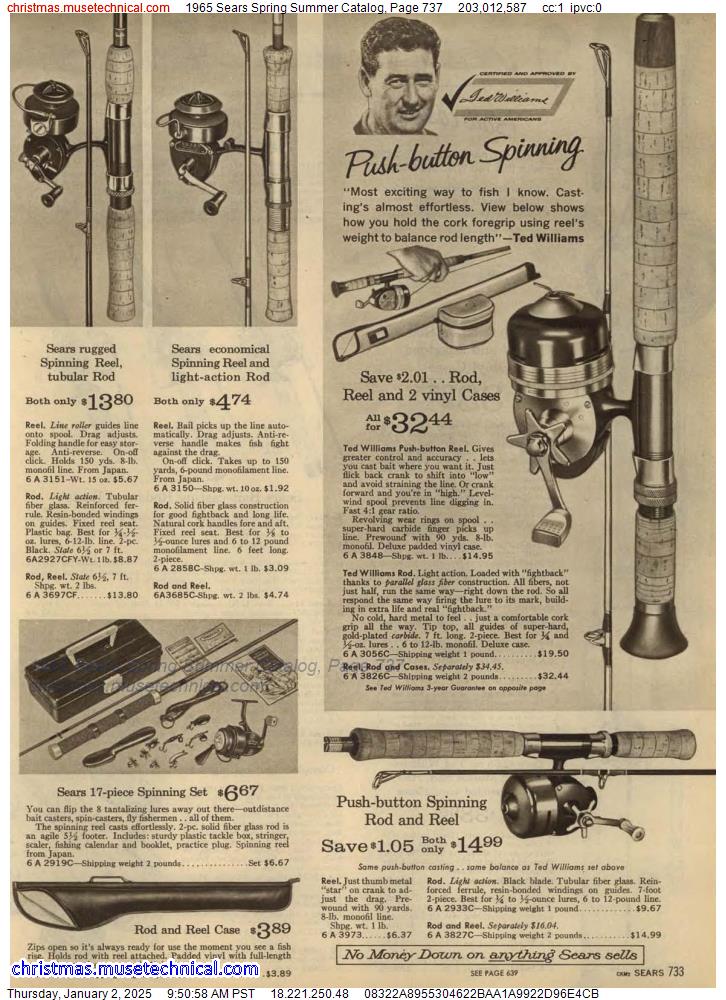 1965 Sears Spring Summer Catalog, Page 737