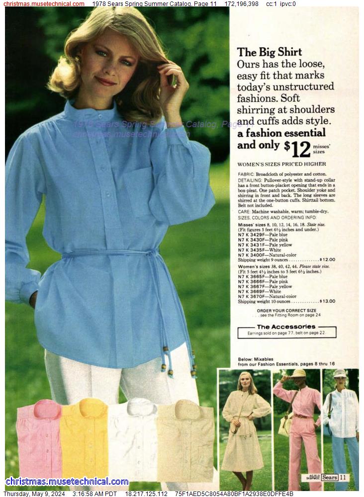 1978 Sears Spring Summer Catalog, Page 11