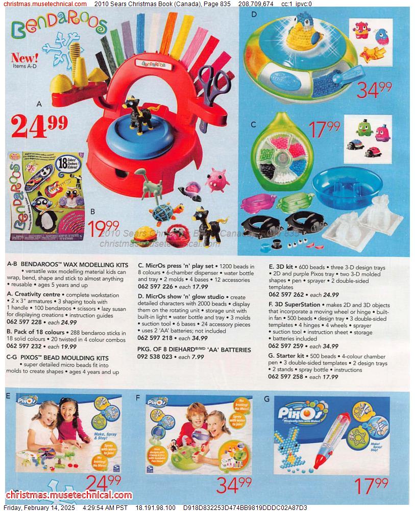 2010 Sears Christmas Book (Canada), Page 835