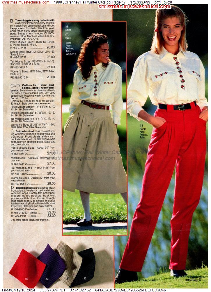 1990 JCPenney Fall Winter Catalog, Page 47