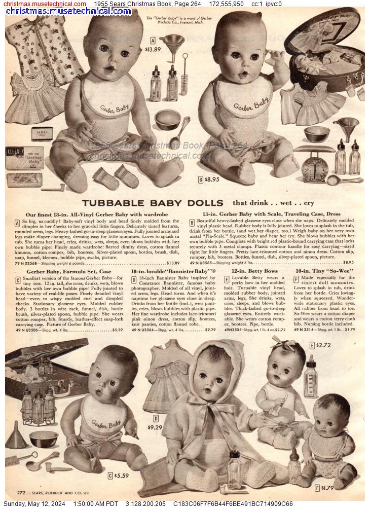 1955 Sears Christmas Book, Page 264