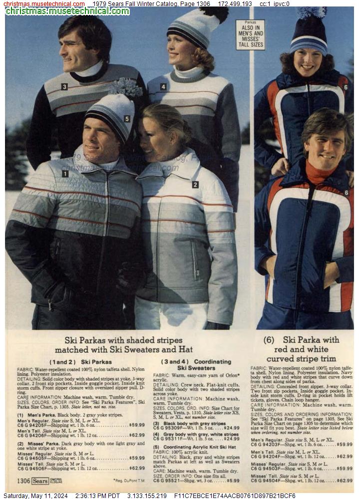 1979 Sears Fall Winter Catalog, Page 1306
