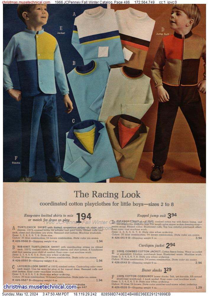 1966 JCPenney Fall Winter Catalog, Page 486