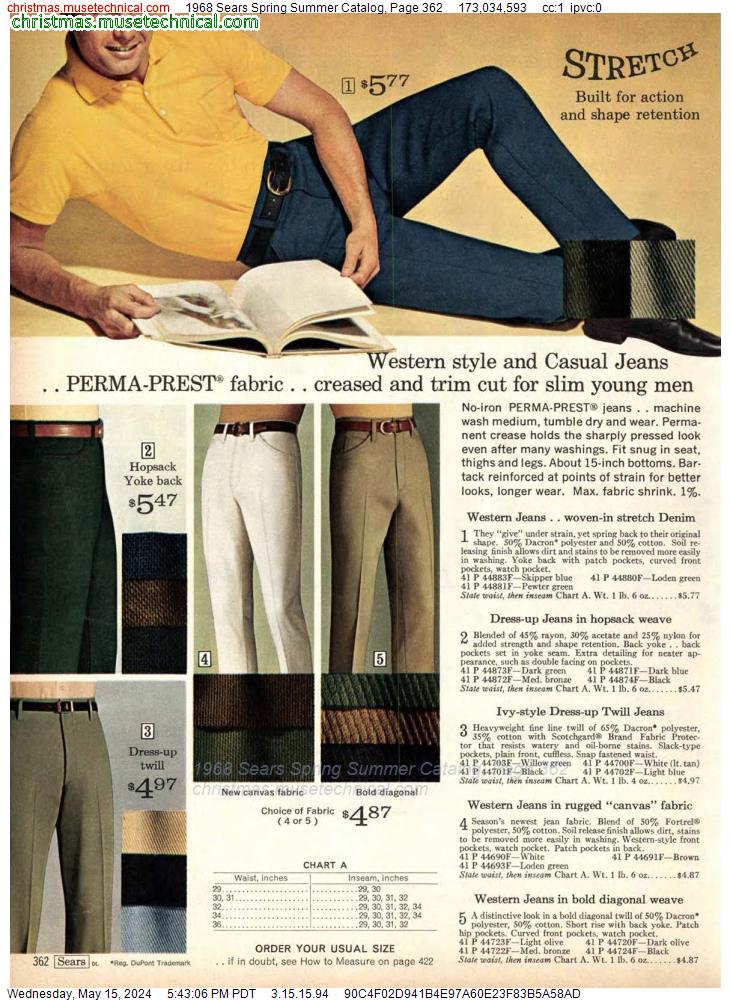 1968 Sears Spring Summer Catalog, Page 362