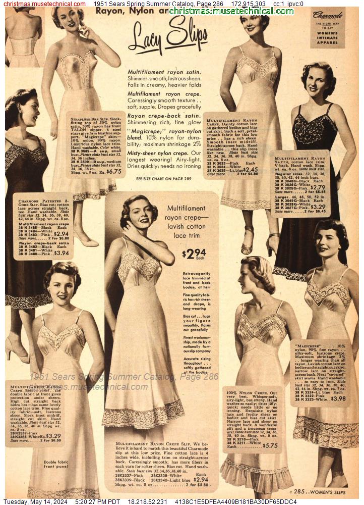 1951 Sears Spring Summer Catalog, Page 286