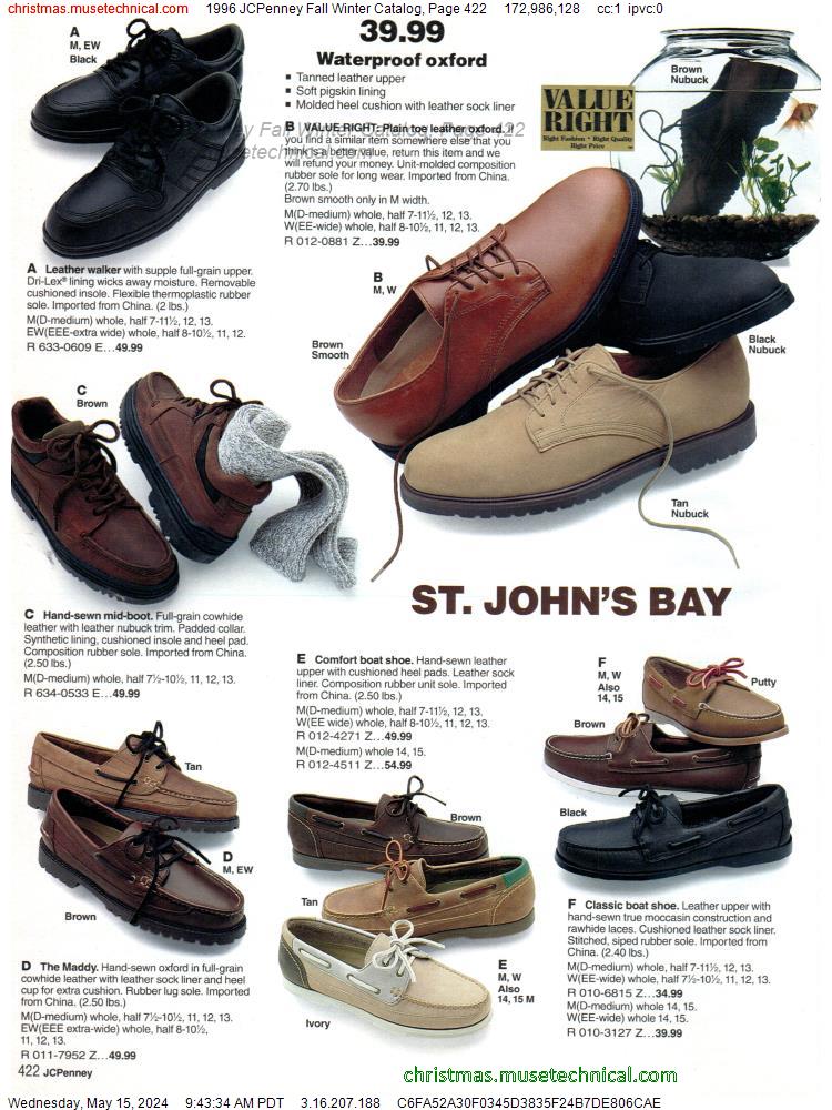 1996 JCPenney Fall Winter Catalog, Page 422