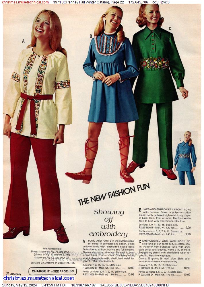 1971 JCPenney Fall Winter Catalog, Page 22