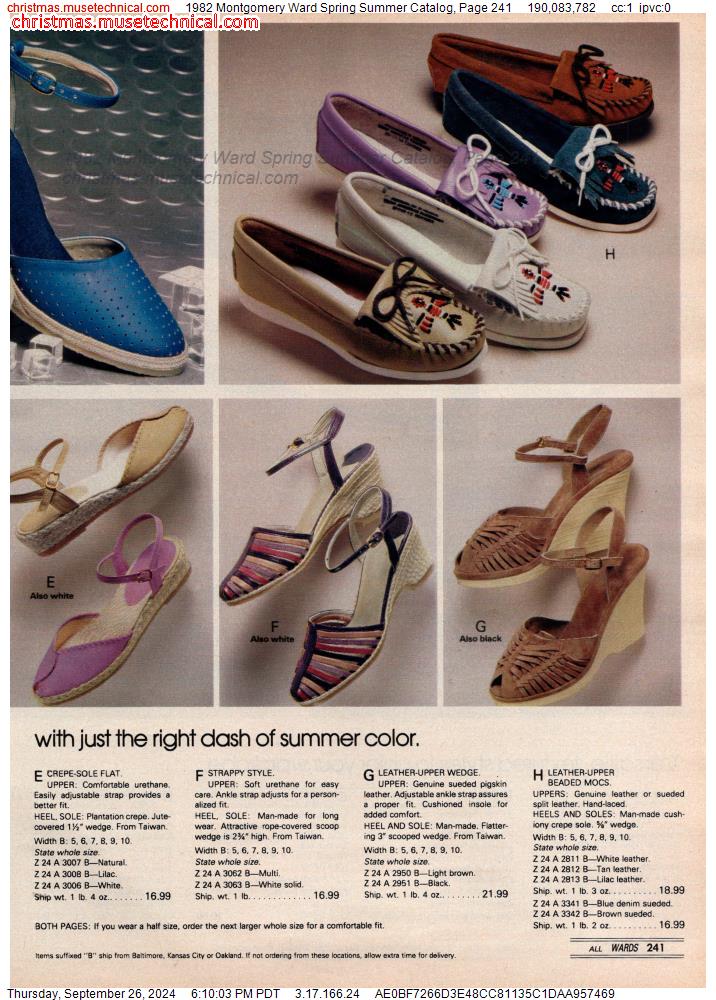 1982 Montgomery Ward Spring Summer Catalog, Page 241