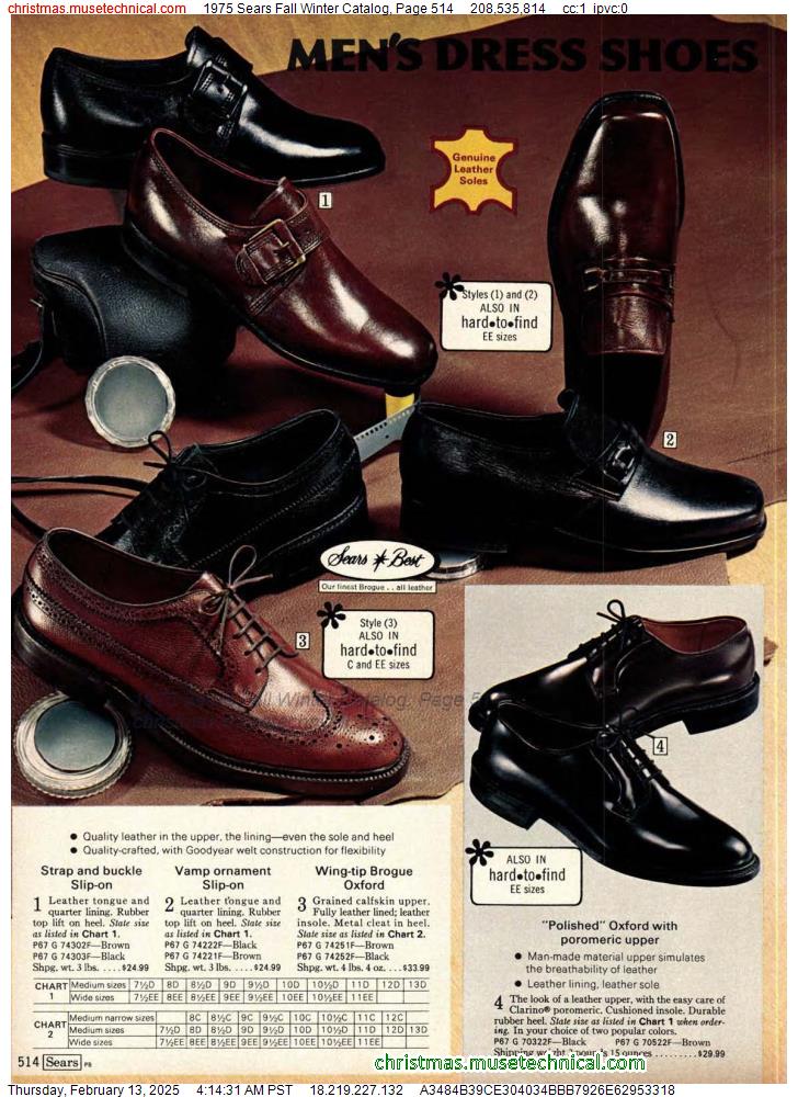 1975 Sears Fall Winter Catalog, Page 514