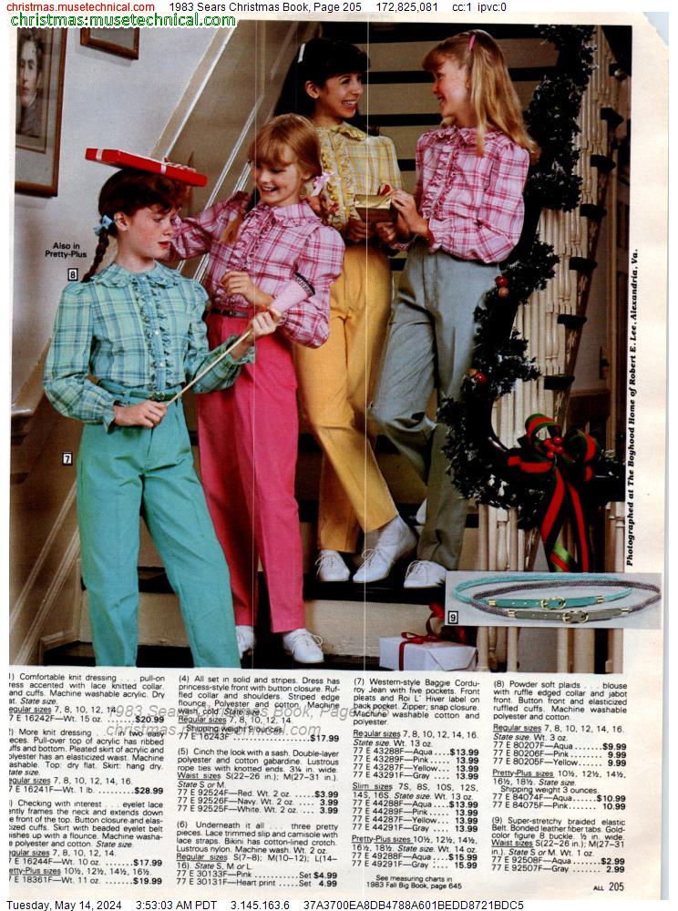 1983 Sears Christmas Book, Page 205