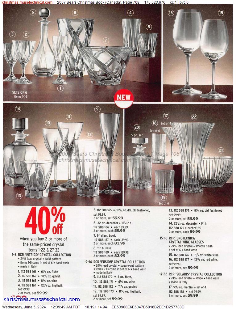 2007 Sears Christmas Book (Canada), Page 708
