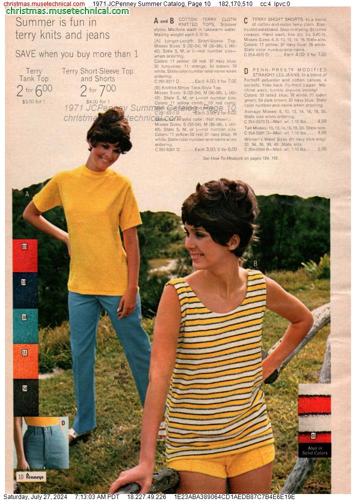 1971 JCPenney Summer Catalog, Page 10