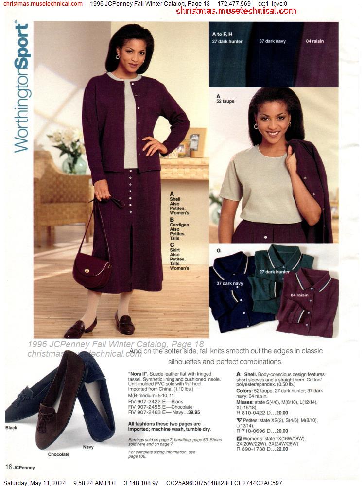 1996 JCPenney Fall Winter Catalog, Page 18