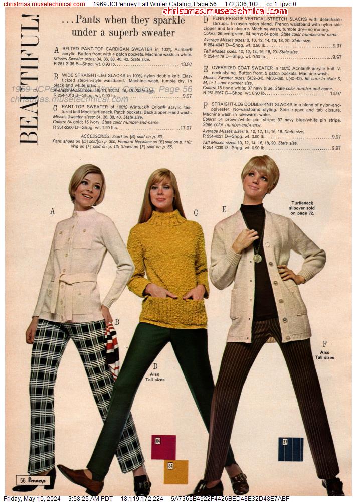 1969 JCPenney Fall Winter Catalog, Page 56