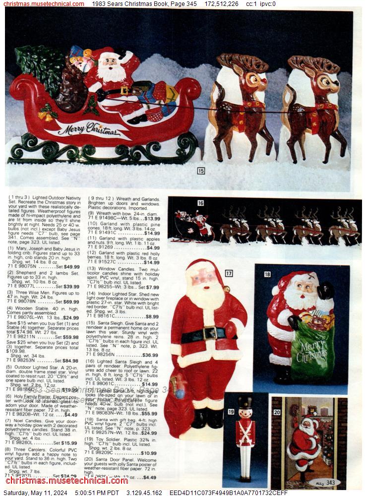 1983 Sears Christmas Book, Page 345
