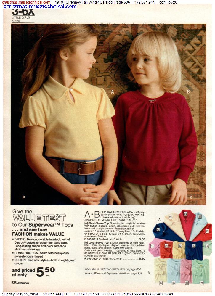 1979 JCPenney Fall Winter Catalog, Page 636