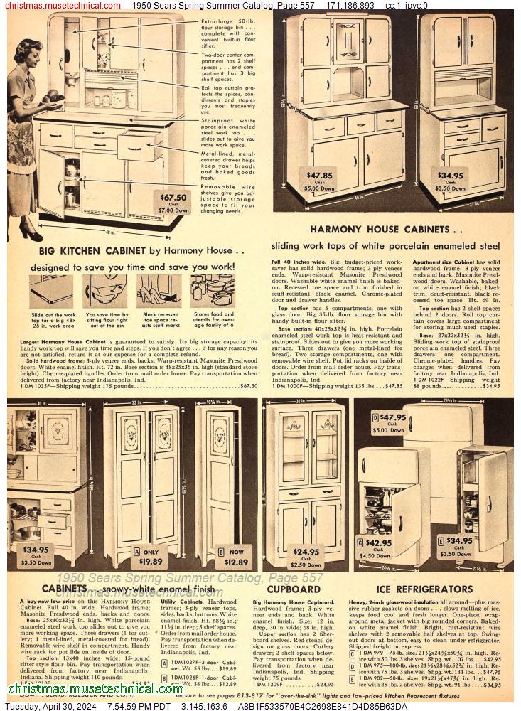1950 Sears Spring Summer Catalog, Page 557
