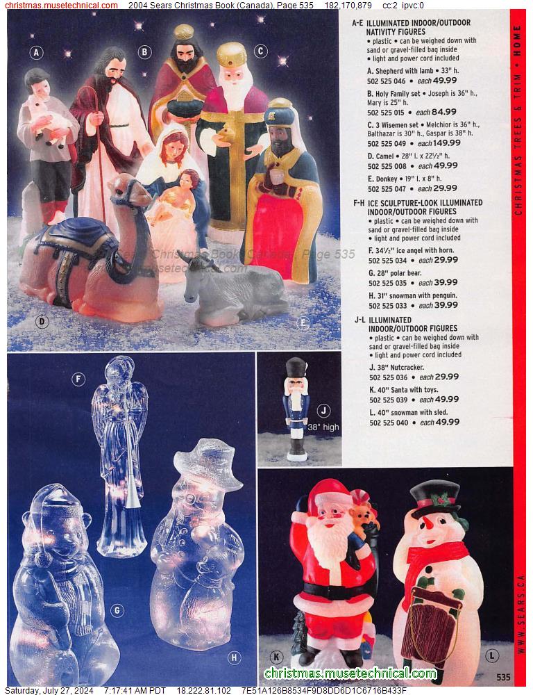 2004 Sears Christmas Book (Canada), Page 535