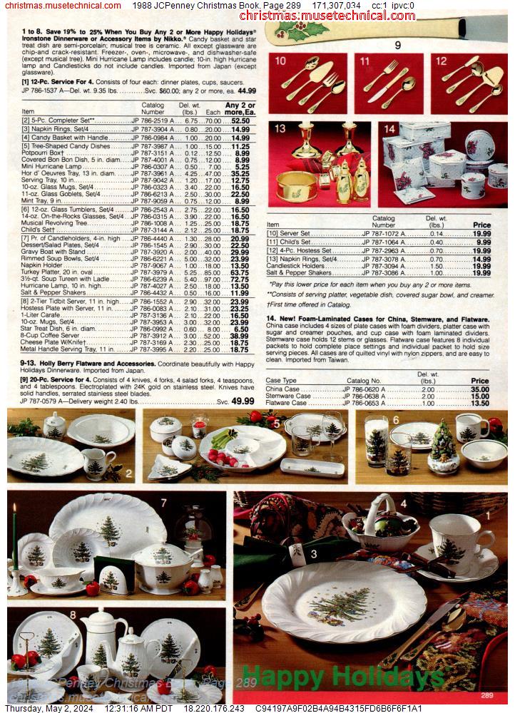 1988 JCPenney Christmas Book, Page 289
