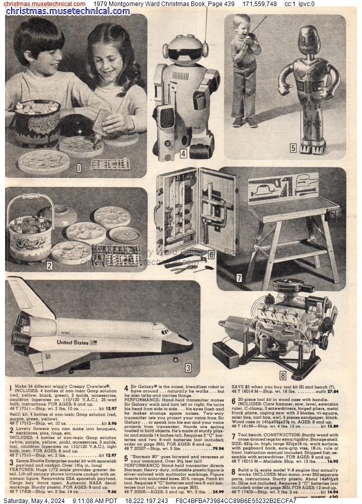 1979 Montgomery Ward Christmas Book, Page 439