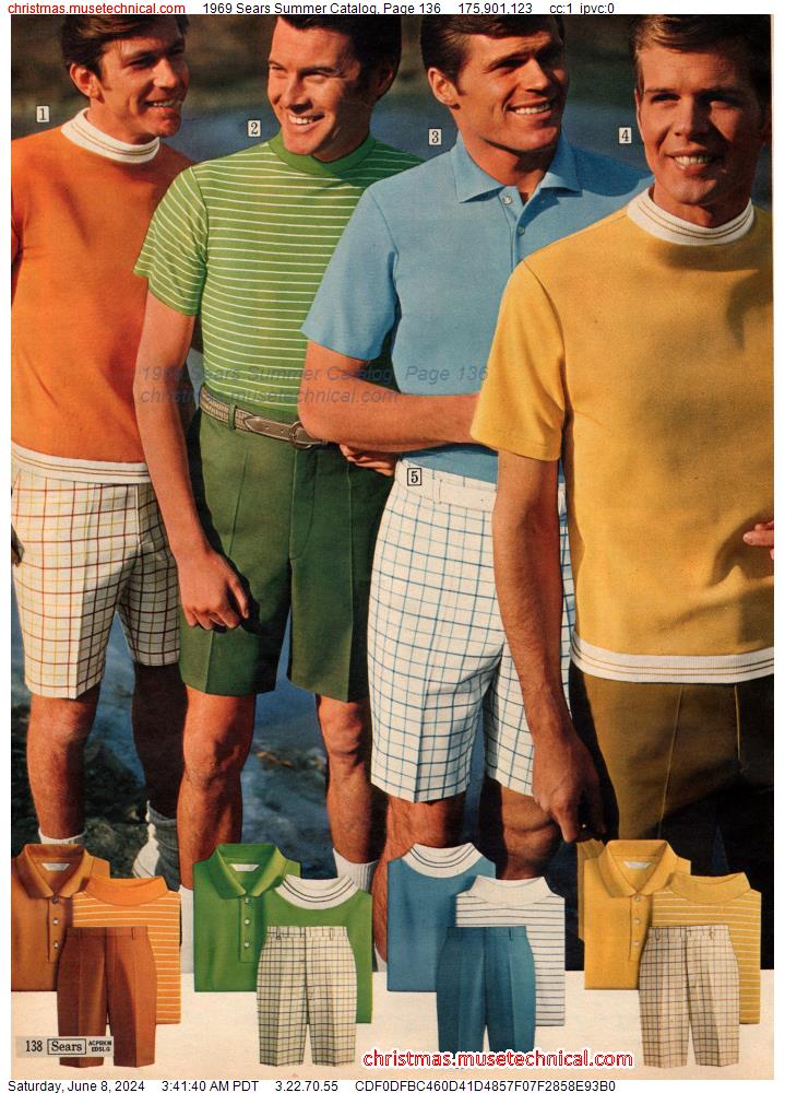 1969 Sears Summer Catalog, Page 136