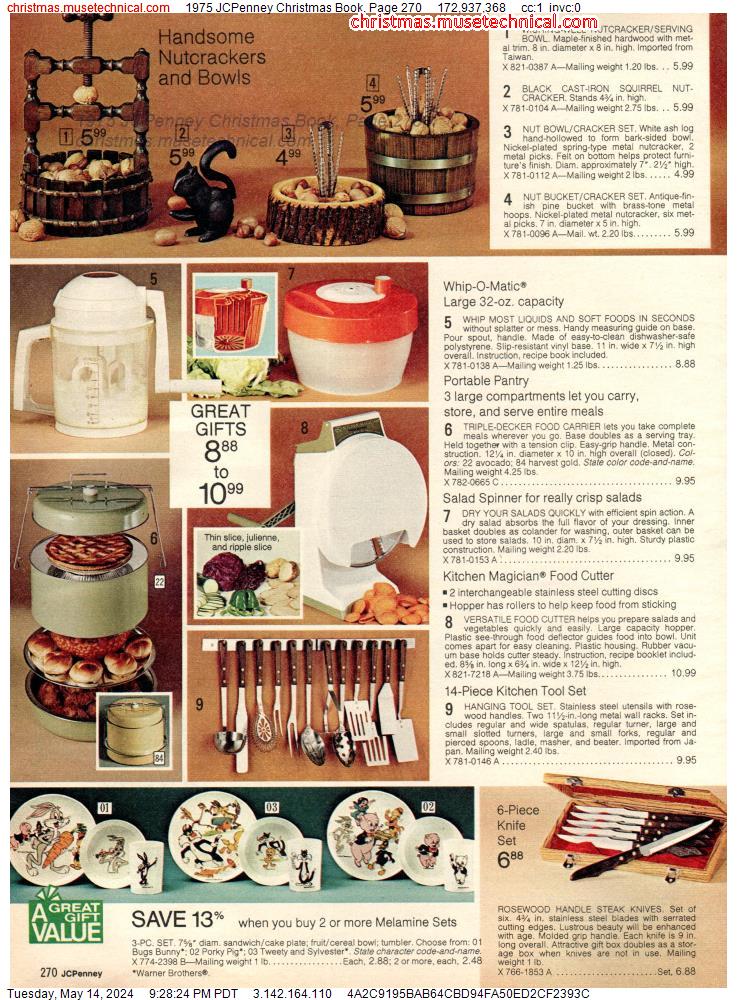 1975 JCPenney Christmas Book, Page 270