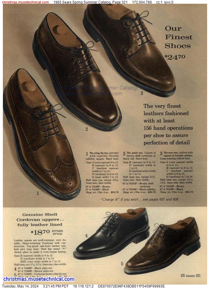 1965 Sears Spring Summer Catalog, Page 321