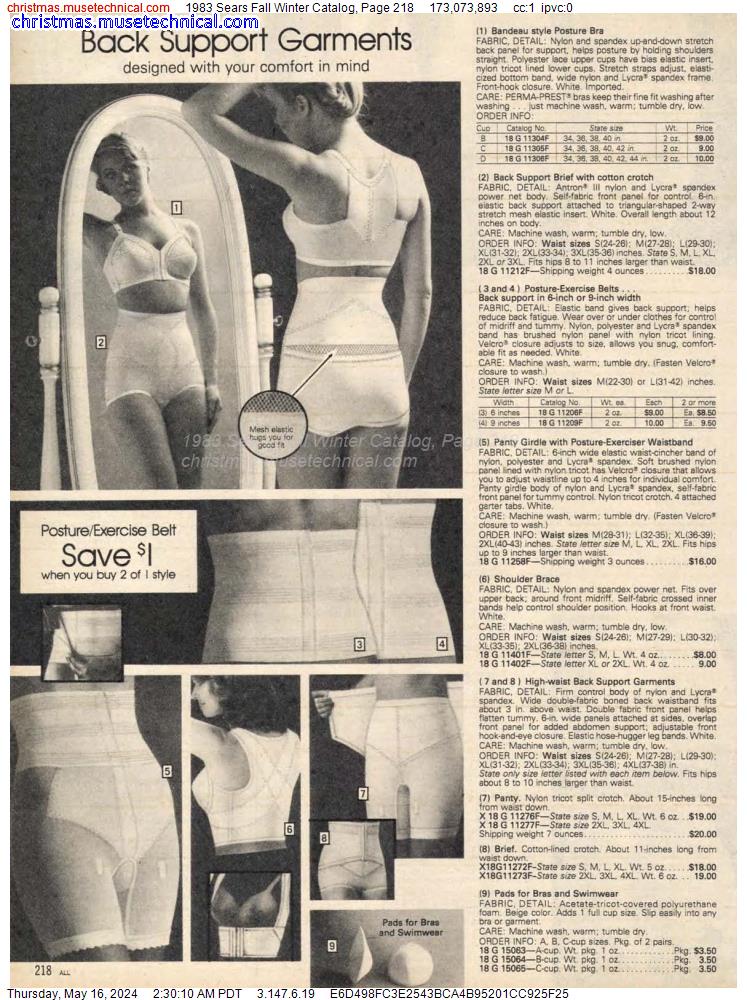 1983 Sears Fall Winter Catalog, Page 218